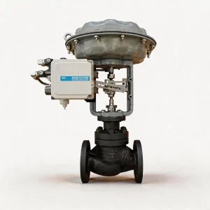 Pneumatic Industrial Control Valve with Diaphragm Actuator for Proportional Water Flow 4 20mA Globe Type DN25 PN16