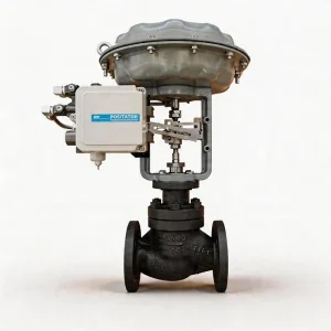 Pneumatic Industrial Control Valve with Diaphragm Actuator for Urea Plant Service PTFE Packing DN50 PN25
