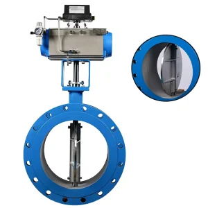 Pneumatic Low Load Butterfly Valve 4 Inch 1/4 2 Inch 3 1 Pneumatic Actuator Model SY700S Brand for Chemical