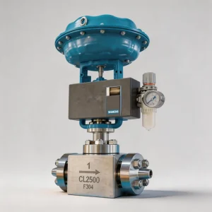 Pneumatic Membrane Actuator Spring Return Single Action for Regulating Valve Temperature Pressure Control 4-20mA Positioner