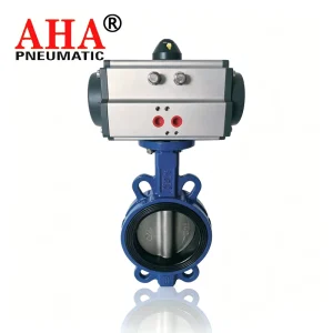 Pneumatic Metal Seated Flange Butterfly Valve for Industrial Control for Water Oil Gas