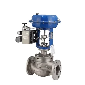 Pneumatic Modulating Valve Stainless Steel 304 ANSI Class 150 With Smart Positioner 4 20mA Pneumatic Regulating Valve