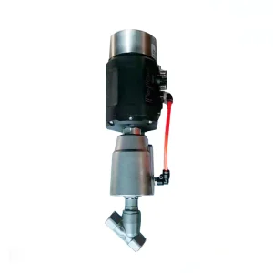 Pneumatic Proportional Control Angle Valve for Water, Gas, Oil