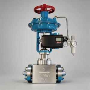 Pneumatic Smart Control Valve with Diaphragm Actuator and RS485 for Oil LPG Nitrogen Globe Stainless Steel PTFE Seal Temperature
