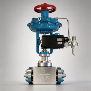 Pneumatic Smart Control Valve with Proportional Positioner and PTFE Seal for High Pressure Water Compressor Steel Globe