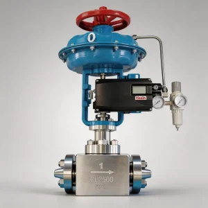 Pneumatic Smart Control Valve with Self Regulator and Proportional Flow Control for Water Oil Globe Stainless Steel PTFE Seal