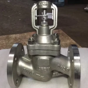 Pneumatic Stainless Globe Valve 316 Fail Closed Positioner Pharmaceutical Bioreactor