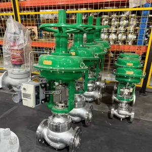 Pneumatic Stainless Steel Diaphragm Control Valve 304 Globe Regulating High Pressure 420 Bar Chemical Processing