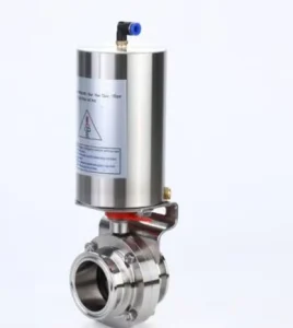 Pneumatic Stainless Steel Welded Butterfly Valve