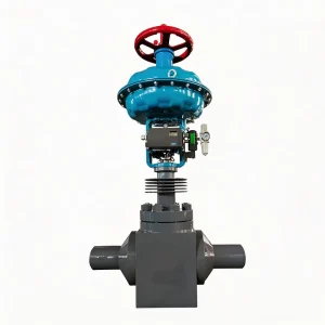 Pneumatic Steam Control Valve with Electric Actuator and Positioner for Boiler Feed Pump Recirculation