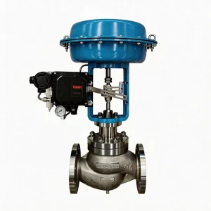 Pneumatic Steam Control Valve with Explosion Proof Solenoid and Limit Switch for lpg Storage tank Pressure Relief Function