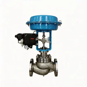 Pneumatic Steam Control Valve with Multifunction Digital Controller and 4-20mA Positioner for Steam Pressure Heating System