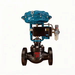 Pneumatic Temperature Control Valve Industrial Automatic Digital Controller with Proportional Flow and Electric Actuator for Oil
