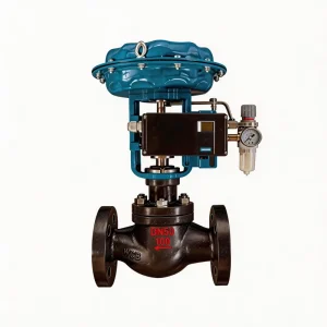 Pneumatic Temperature Control Valve with 4 20mA Positioner and Stainless Steel Precision Globe Body for Water Flow Regulation