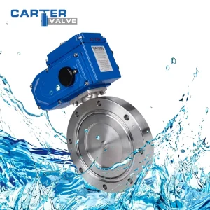 Pneumatic Vacuum Butterfly Valve SS316L Stainless Steel ISO Flanged Modulating Low Leakage Water Pipeline Custom