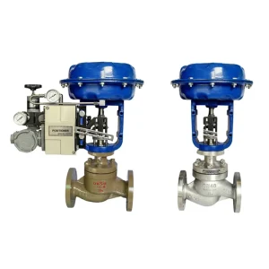 Pneumatic Water Steam Globe Valve Pneumatic Actuator Diaphragm Control Valve With Positioner