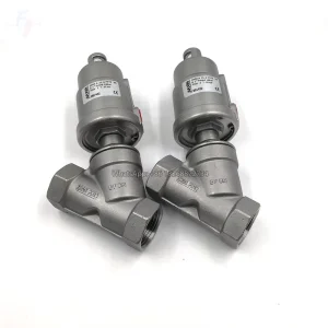 Pneumatically Operated 2/2-Way Angle Seat Valve Air Control Valve