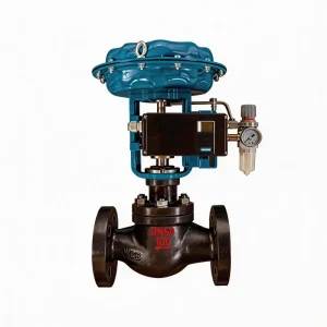 Pneumating Temperature Control Valve Modulating Regulator for Natural Gas with Electronic Positioner and Stainless Steel Globe
