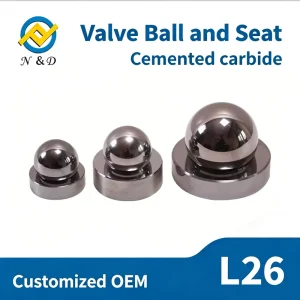 Polished Post Sinter Cemented Carbide Valve Components L26 Near Zero Porosity for Natural Gas High Pressure Cutoff Valves