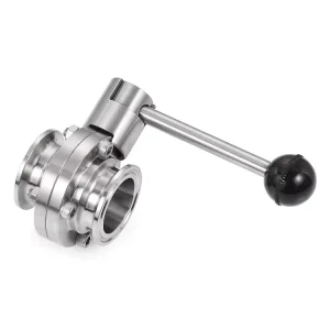 Precise Flow Control Suitable for the Hygiene Grade Quick Connect Butterfly Valve Industry