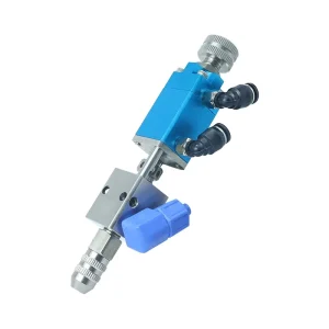 Precision Adjustable Stainless Steel Pin-Type Single-Component Pneumatic Dispensing Valve for UV Adhesives
