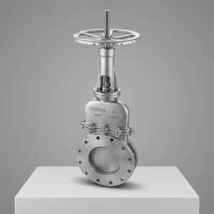 Precision Engineered DN100 PN16 Electro Hydraulic Non Rising Stem Flanged Polyurethane Seated Ductile Iron Knife Gate Valve