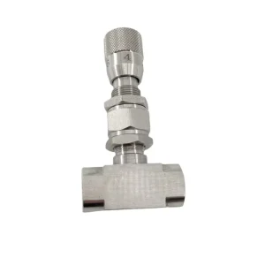 Precision Needle Valve Manual Stainless Steel 304 Micro Flow Control 1 4in NPT Port Gas Water Media for Instruments High