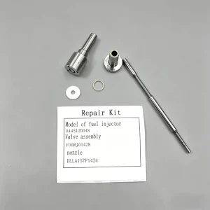 Premium 0445120048 Injector Repair Kit with DLLA157P1424 Nozzle and F00RJ01428 Valve for Mitsubishi Fuso Canter 4M50