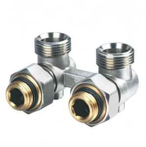 Premium Angle Radiator Valve Chrome Plated OEM Supported Radiator Angle Valve