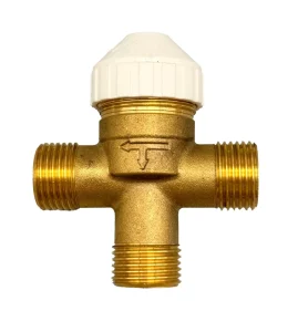 Premium Brass 3 Way DN15 Manual Non Return Valve Corrosion Resistant for Floor Heating Systems