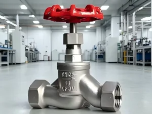 Premium SS Angle Pattern Globe Valve CF3M PN100 DN25 Socket Weld On Off Pneumatic for Boiler Feedwater Service