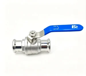 Press-Fit Cast Iron Ball Valve Stainless Steel for Water OEM Customizable Hydraulic Operated