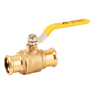 Press fit M Type Gas Medium Forged Brass Ball Valve