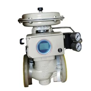 Pressure Control Valves Samson 3241 Ball Valve with 3730 Positioner and 3277 Actuator 4708 Regulator for Whole Valve Control