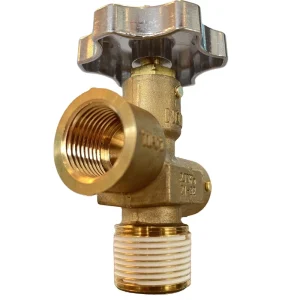 Pressure Cylinder Gas Valves Shutoff Manual Brass OEM for Home Kitchen
