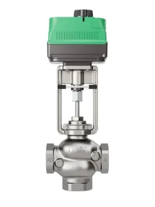 Pressure Independent Control Valve (PICV) HVAC Flow Control Valve Electric Actuator for Chilled and Hot Water Systems