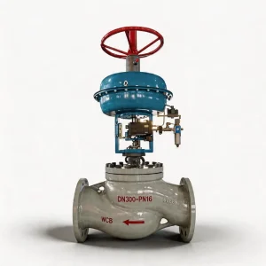 Pressure Reducing Pneumatic Control Valves with Diaphragm Actuator 4 20mA Digital Smart Positioner for Steam Regulating