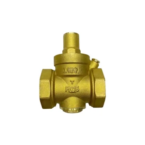 Pressure Reducing Valve with Filter Screen Threaded Port and Piston-Type Regulator