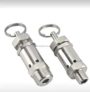 Pressure Relief Valve Adjustable Stainless Steel Safety Valve
