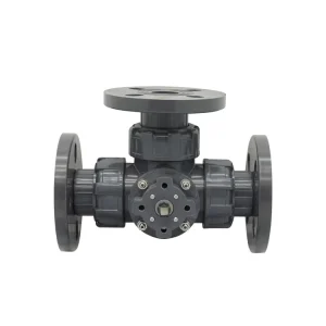 Professional 3 4 1 2 Ball Valve 1 Inch 1.5 Inch PVC 3 Way Ball Valve