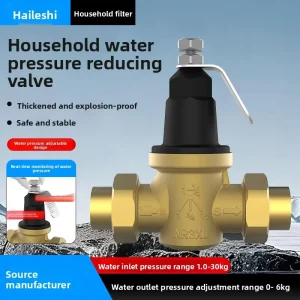 Professional Brass Manual Pressure Reducing Valve with Control Flow and Long Life for Water General Use