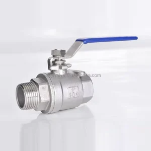 Professional Grade NPT BSP 1000wog 1.6mpa 304 316 Stainless Steel Manual 2 Piece Male Female Threaded Ball Valve