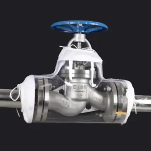 Professional Leak Resistant PVC Globe Valve Guard Industrial Grade All Weather Safety Cover for Petrochemical Processing Direct