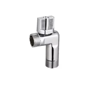 Professional Valve Supplier Chorome Plated Zinc Alloy or Brass 90 Degree 1 2″ Inch Angle Stop Valve