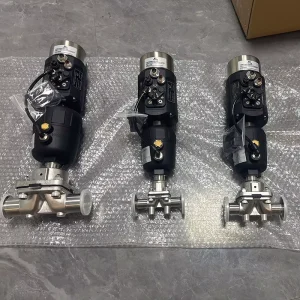 Proportional Pneumatic Diaphragm Valve, Stainless Steel, 4-20 mA, Positioner, for Water Media