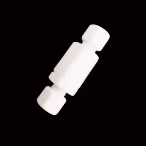 Ptfe corrosion resistant sealed plastic needle valve for all industry area