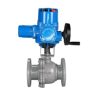 Q Type Intelligent Adjustment Explosion Proof Electric Actuator for Ball Valves OEM Customizable High Flange Connection