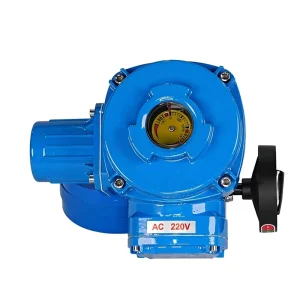 Q-Type Intelligent Electric Actuator for Ball Valve and Globe Valve Adjustable Partial Rotation Industrial Use Aluminum Alloy