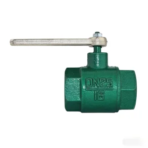 Q11F 16 Green Painted Cast Iron Ball Valve with Internal Threads for Steam Water Supply and Drainage Pipe Applications