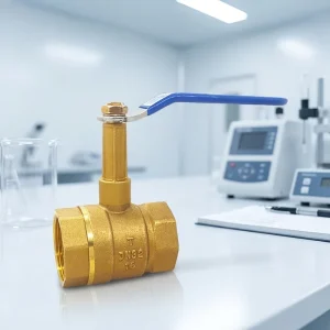 Q11F 16 High Stem Brass Ball Valve DN15 DN50 PN16 Full Bore Insulation HVAC Chilled Hot Water CE ISO High Temp Resistant Zero